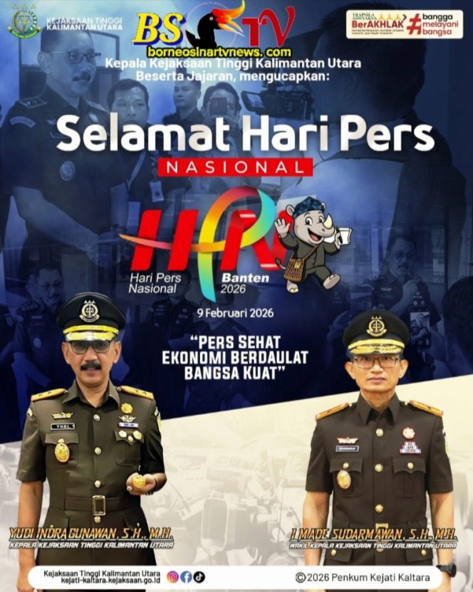 
 Pilar Demokrasi Bersinar di Kaltara: Kejati Gandeng Insan Pers Wujudkan Bangsa Berdaulat di HPN 2026