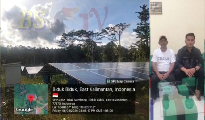 
 Tingkatkan Kesadaran Energi Terbarukan, Jurnalis Borneo Sinar TV Sambangi Kantor Desa Teluk Sumbang