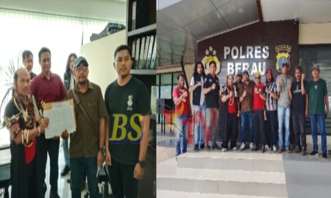 
 Resmi! UBM Maraang T-melayu Serahkan Surat Pemberitahuan ke Kapolres Berau Terkait Legalitas Lahan