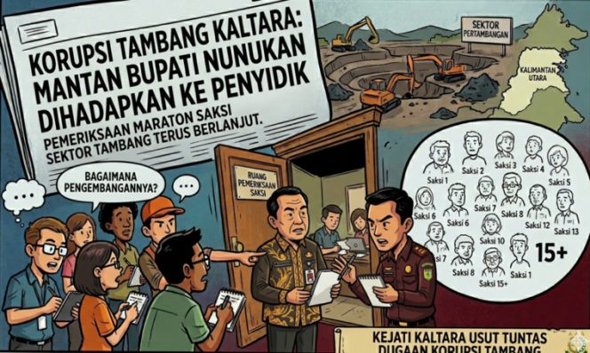 
 Kasus Korupsi Pertambangan: Mantan Bupati Nunukan Dipanggil Penyidik Kejati Kaltara