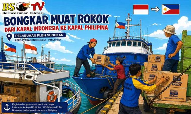 
 Dugaan Bongkar Muat Rokok Ilegal di Nunukan, Terjadi Berulang Saat Jam Rawan Pengawasan