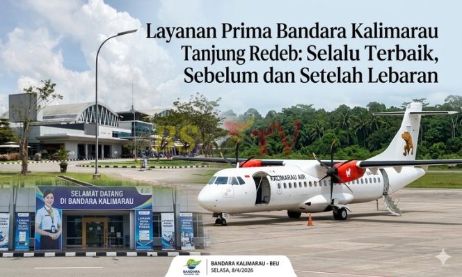 
 Layanan Bandara Kalimarau Konsisten Prima, Penumpang Puas Sebelum dan Sesudah Lebaran
