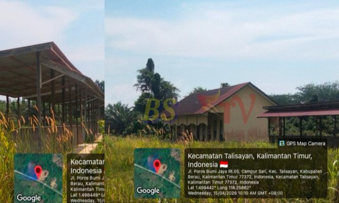 
 Bangunan PASAR DI Bumi Jaya Tidak Terurus Dan Terlantarkan