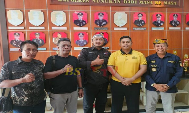 
 Silaturahmi Ketua LIN dan Tim Media di Polres Nunukan, Bahas Kamtibmas Wilayah Perbatasan