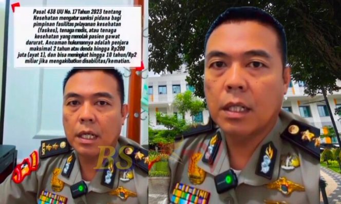 
 Tolak Pasien Gawat Darurat, Rumah Sakit Terancam Pidana Penjara hingga 10 Tahun