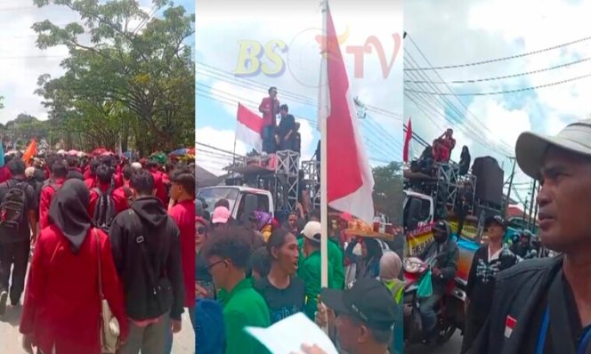 
 GERAKAN 214: Ribuan Massa Kepung Kantor DPRD dan Gubernur Kaltim, Tuntut Akhiri Dinasti Politik