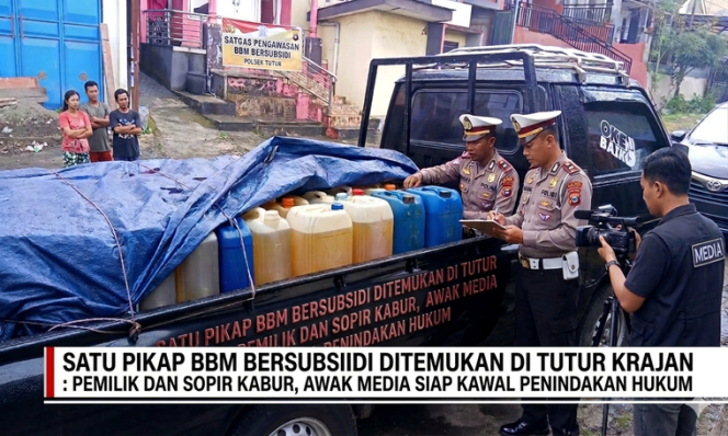 
 Aksi Ganas Mafia BBM di Tutur Krajan: Sopir dan Pemilik Kabur, Mobil Disita, Hukum Siap Menanti!