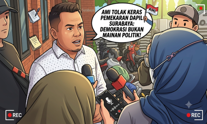 
 AMI Tolak Keras Pemekaran Dapil Surabaya: “Demokrasi Bukan Mainan Politik!”