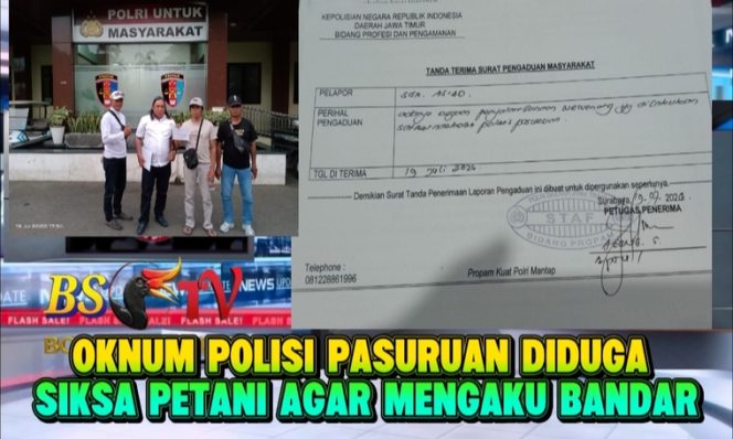 
 Diduga Dianiaya Oknum Satres Narkoba Pasuruan, Petani Lapor Polda Jatim