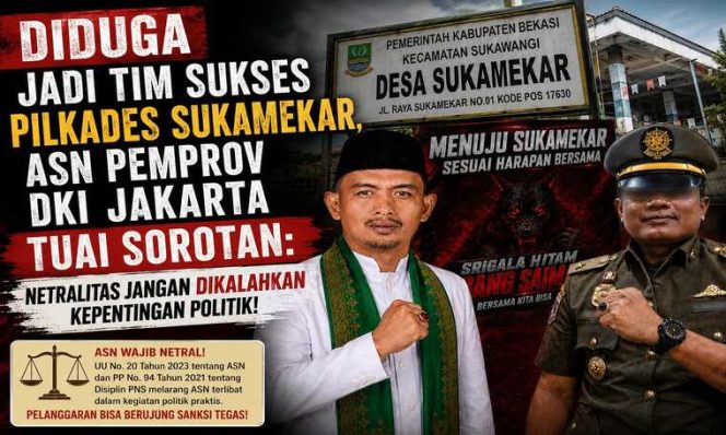 
 Diduga Jadi Tim Sukses Pilkades, ASN Pemprov DKI Disorot